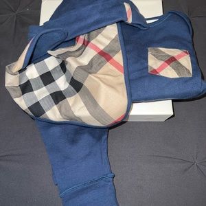 Boys burberry 6 month matching set